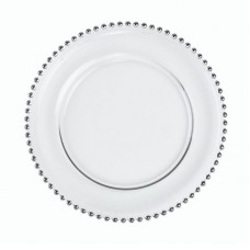 Elegant 13"  Plastic Beaded Plate Charger for Wedding / Christmas ( TO BUY )